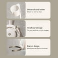 thumbnail image 4 of Fiudx Soporte Giratorio para Secador de Pelo, Adhesivo de Pared, Diseño Manos Libres, Ahorra Espacio, Fácil Instalación, Color Gris, 12,7 X 4 X 33,5 Cm, 4 of 6