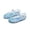 Blue, variant on Gyujnb Girls Heart Print Glitter Jelly Mary Jane Shoes Soft Sole Casual Footwear, Adjustable Strap Closed Toe Water Shoes (Toddler, Little Girls),3-3.5 Years