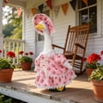 thumbnail image 4 of UALSRZL Porch Goose Outfits Set, 23in Summer Pink Porch Goose Outfit, Geese Outfits with Hat for Lawn Garden Patio Yard Decor, Multicolor, 4 of 8