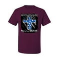 thumbnail image 2 of Wild Bobby, Didn't Come To Be Served Come to Serve, Inspirational/Christian, Men's Graphic Tees, Maroon, Medium, 2 of 3