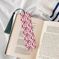 thumbnail image 4 of Kdxio Makeup Print Metal Tassel Bookmarks,Perfect Gift for Art Lovers and Bookworms Metal Bookmarks for Women, 4 of 8