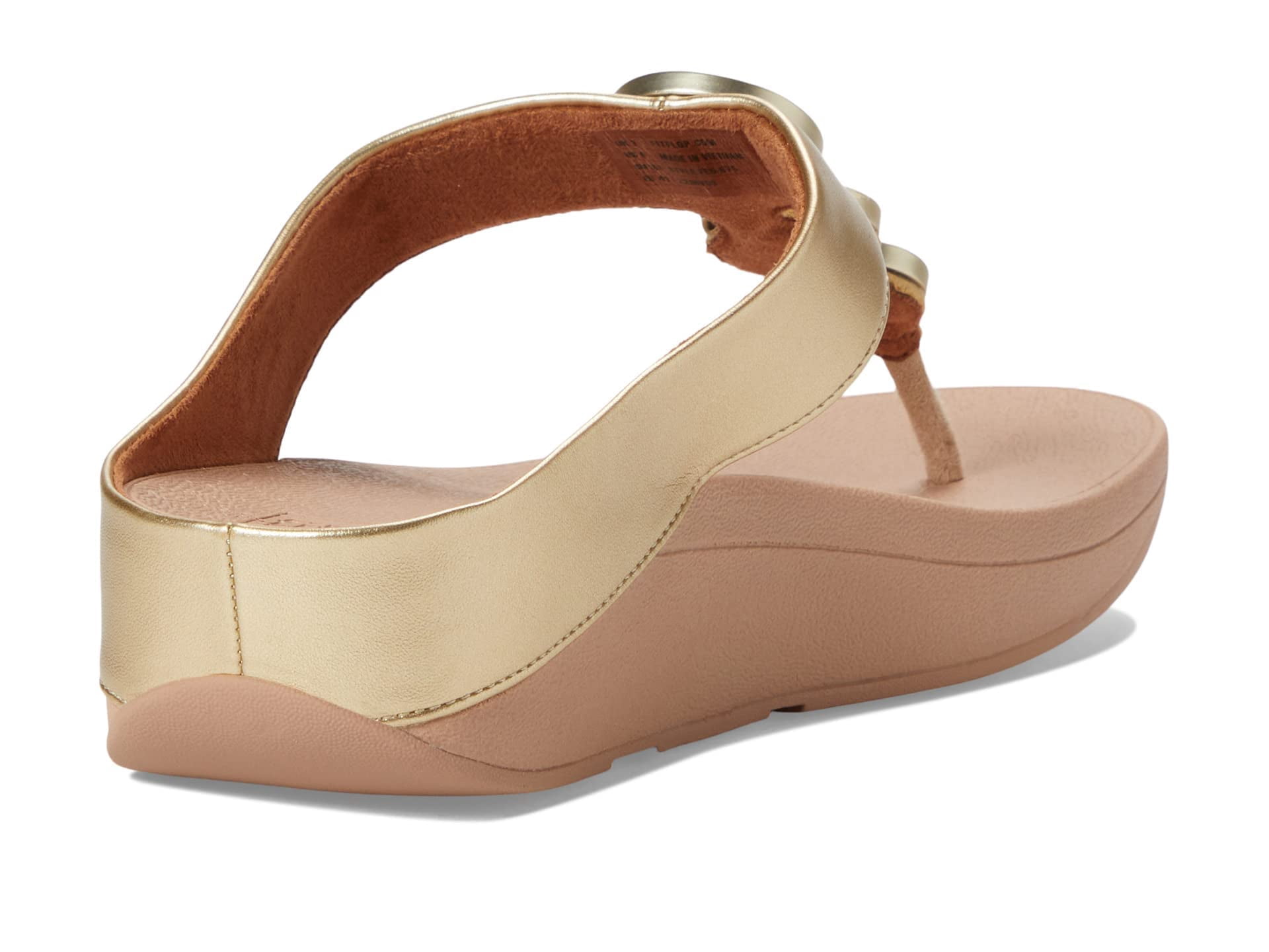 Fitflop Women's Halo Metallic-Trim Toe-Post Sandals