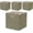 Secret Meadow Green, variant on 13×13×13 Inch Fabric Storage Cube Bins, Foldable Cube Organizer Boxes with metal Handles, Collapsible 4-Pack Storage Baskets for Closet, Shelf, Bookcase & Bedroom – Secret Meadow Green