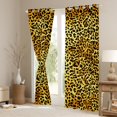 thumbnail image 3 of Manfei Brown Cheetah Print Blackout Curtains Set of 2 (52x84 Each), Wild Animal Theme Window Curtains, Ombre Leopard Print Curtains and Drapes, Luxury Home Decor, 3 of 6