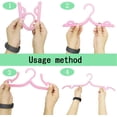 thumbnail image 5 of PENGXIANG Clothes Hanger Connector Hooks 8Pieces, Thicken, Load 30 Pounds,Travel Hangers with Clips Portable Folding Clothes Hangers 8 pcs Clips for Scarves Suits Trousers Pants Shirts, 5 of 7