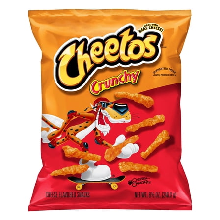 Pack Of 2 Cheetos Crunchy Cheese Snacks, 8.5 oz (Package May Vary)