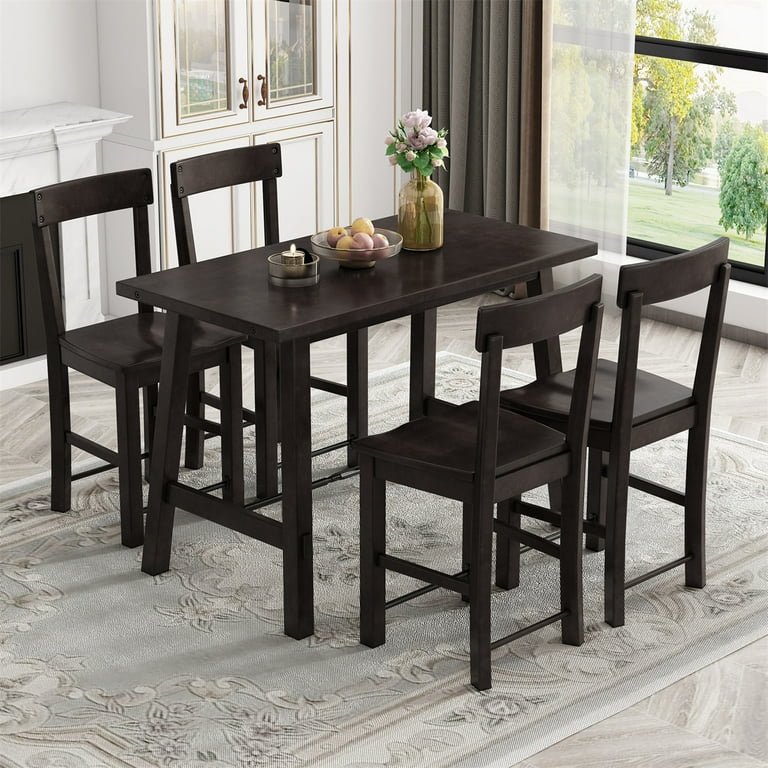 Espresso clearance kitchen table