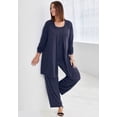 thumbnail image 4 of Jessica London Women's Plus Size Everyday Stretch Knit Open Front Cardigan, 4 of 4