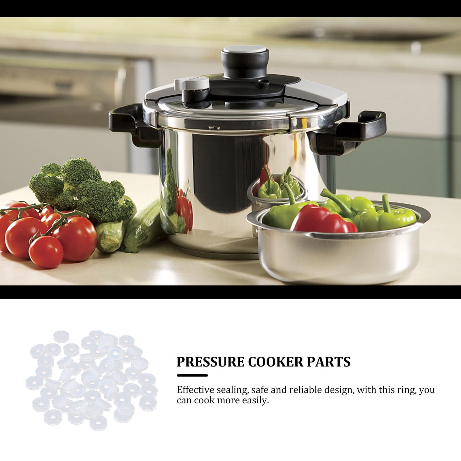 150 Pcs Power Cooker Plus Replacement Parts Pressure Canner Weight High