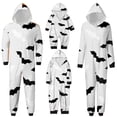 thumbnail image 1 of Pyjamas Assortis (Blanc) - Pyjamas Doux Assortis Chauves-Souris Tenues Assorties pour la Famille, Parfaits Vêtements de Nuit pour Toute la Famille, 1 of 4