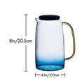 thumbnail image 6 of Glass Pitcher with Lid,Lemonade Pitcher,Tea Pitcher,Borosilicate Glass Carafe,for Hot and Cold Water, Drinks, Wine, Tea, 6 of 6