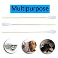 6 inch Long Cotton Swabs 400 Pcs for Pets, Gun Cleaning or Makeup