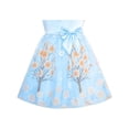 thumbnail image 5 of Girls Dress Plum Flower Tree Bow Tie Party Pageant 6 Years, 5 of 6