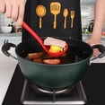 thumbnail image 2 of Cuchara de silicona de grado alimenticio, cuchara antiadherente, cuchara para sopa todo en uno para el hogar, suministros de cocina, 2 of 6