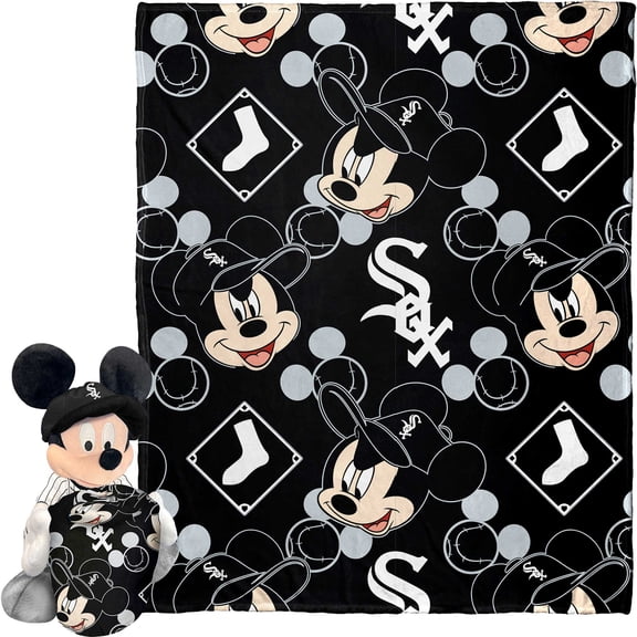 Northwest x Disney Chicago White Sox Mickey Hugger Pillow & Silk Touch Throw Set