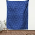 thumbnail image 3 of Ambesonne Damask Fabric by the Yard Upholstery, Victorian Baroque Ornament, 3 Yards, Indigo, 3 of 4