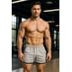thumbnail image 2 of Short Deportivo Slim Pantalón Corto De Algodón Ejercicio Gym, 2 of 5