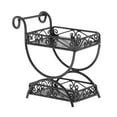 thumbnail image 3 of Milaget 1:12 Plant Pot Display Shelf Collections Dioramas Mini Storage Rack Building black, 3 of 9