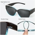 thumbnail image 3 of TINHAO Polarized Sunglasses Over Glasses for Women Men, Fit Over Glasses Sunglasses with Square Oversized UV Protection, 3 of 7