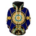 thumbnail image 1 of Sudadera con capucha y cremallera de lujo con cadena dorada para hombre, estilo Harajuku, con estampado 3D, gran oferta 2024, camisetas divertidas y geniales para adolescentes, unisex, de gran tamaño., 1 of 6