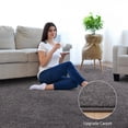 thumbnail image 7 of 2x4 Area Rugs For Living Room  Soft Modern Memory Foam Bedroom Rug Washable Indoor Low Pile Minimalist Non Slip Carpet Dorm Home Decor Dark Grey, 7 of 7