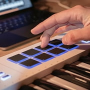 Arturia KeyLab Essential 49 mk3 49-Key USB MIDI Controller Keyboard, White