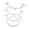 thumbnail image 1 of Organizador de soporte de exhibición de tiara para mujeres soporte de joyería de estante de almacenamiento estable para accesorios para el cabello de 4 nivel, 1 of 8