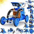 thumbnail image 1 of Educación, robots de energía solar, juguetes, STEM, 13 en 1, niños de 8 a 12 años, 1 of 7