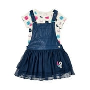 365 Kids from Garanimals Girls Overall Dress, Sizes 4-10