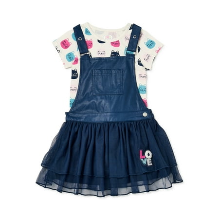 Garanimals Girls 365 Fall Overall Dress, Sizes 4-10