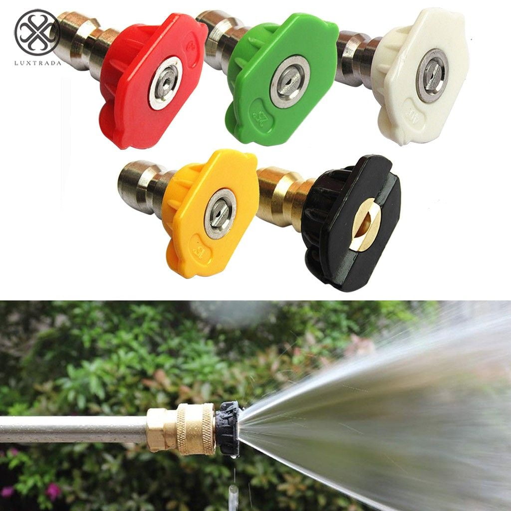 Luxtrada 5 Piece Pressure Washer Nozzles Premium Pressure Washer