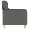 thumbnail image 2 of vidaXL Fauteuil Gris Foncé 60 cm Tissu, 2 of 5