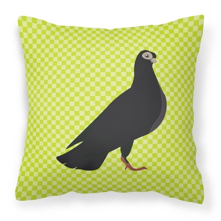 - Budapest Highflyer Pigeon Green Fabric Decorative Pillow BB7773PW1818