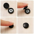 thumbnail image 3 of Rooha Plastic Hinged Clips With Screw Cover Black For Car Decoration (50Pcs), 3 of 7