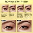 thumbnail image 3 of 4 Tip Microblading Eyebrow Pencil, 2-in-1 Eyebrow Pen and Sealing Brow Gel, Waterproof Long-lasting Magic Eyebrow Pencil for Natural Makeup(Light Brown), 3 of 7