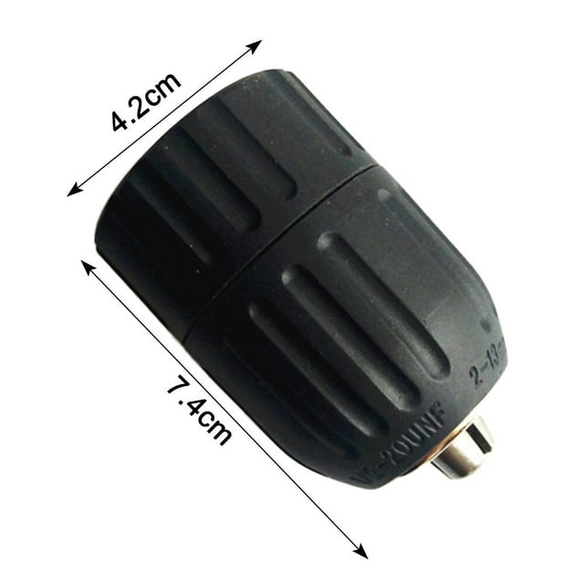 Portabrocas de 2 mm a 13 mm 1/2 20UNF Portabrocas eléctrico manual de acero de alta velocidad con montaje de rosca