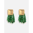 thumbnail image 4 of Boucles d'Oreilles Design en Pierre Plaquée Or pour Femme, 4 of 4
