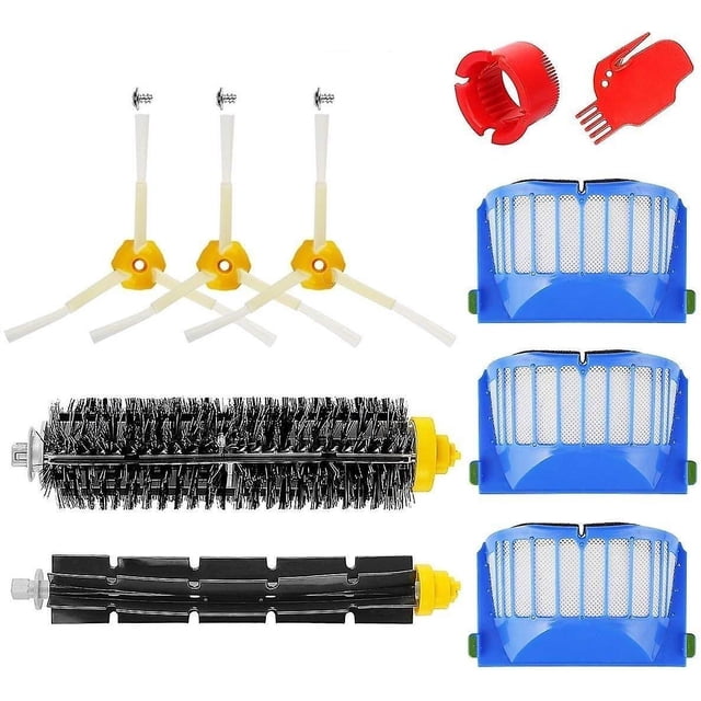 Kit de Cepillos para Roomba serie 600 zhang ming Kit de 10 piezas accesorios
