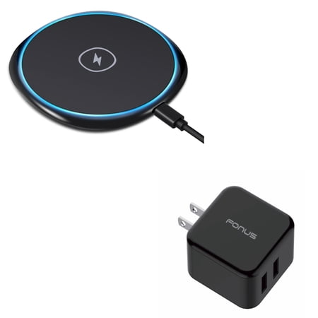 30W Fast Home Charger w Fast Wireless Charger for Google Pixel 6/Pro - 2-Port USB Quick Charge Port Travel  7.5W and 10W Charging Pad Slim N5K Compatible With Google Pixel 6/Pro price history on PriceWatchPro