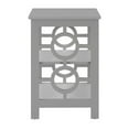 thumbnail image 4 of Convenience Concepts Contemporary Ring End Table in Gray Wood Finish, 4 of 4