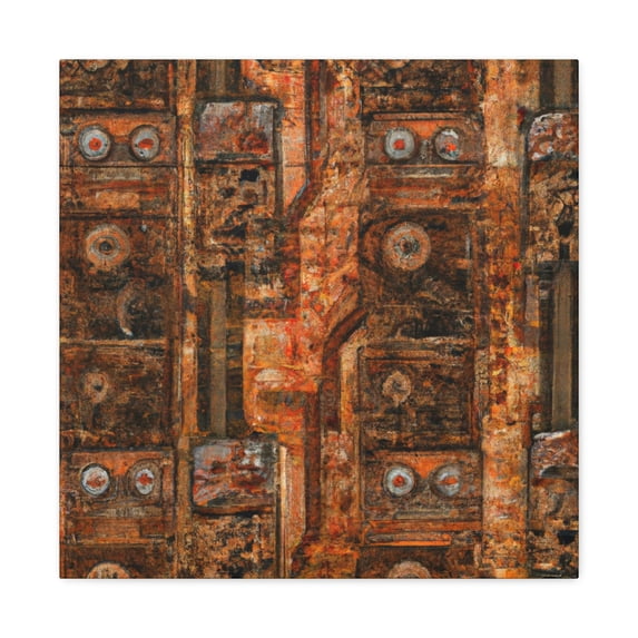 Cassette Tape Steampunk - Canvas