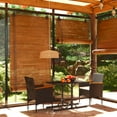 thumbnail image 1 of vidaXL 3 Piece Garden Dining Set Black, 1 of 5