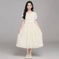 thumbnail image 4 of Agkizg Girls Summer Dress Plaid Sleeveless Round Neck Loose Fitting A-line Casual Comfortable Dress,Sizes 9-10 Years, 4 of 5
