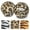 Leopard, variant on 2PCS Top Glides Special Edition Pre-cut Walker Tennis Ball Glides - 1 Pair (Tiger)