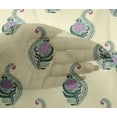 thumbnail image 4 of oneOone Viscose Chiffon Fabric Leaves & Floral Block Print Fabric By Yard 42 Inch Wide, 4 of 4