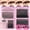 B, variant on Large Capacity Mixed Lash Book Segmented False Eyelashes, 40D+60D+80D+100D Wispy Spiky Cluster Lower Lashes, Reusable DIY Volume Individual Lashes for Daily Makeup