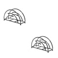 thumbnail image 1 of Soporte de papel Cateissary de hierro Negro 2Conjunto, 1 of 6