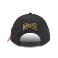 thumbnail image 4 of Men's New Era x Alpha Industries  Black Colorado Rockies A-Frame 9FORTY Adjustable Hat, 4 of 5