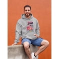 thumbnail image 2 of Canada Tourist Map Hoodie Men -Image by Shutterstock, Male x-Large, 2 of 4