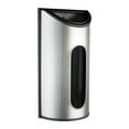 thumbnail image 2 of Kiplyki Plastic Bag Holder And Dispenser Brushed Easy Wall Mount Bag Stainless Steel, 2 of 8